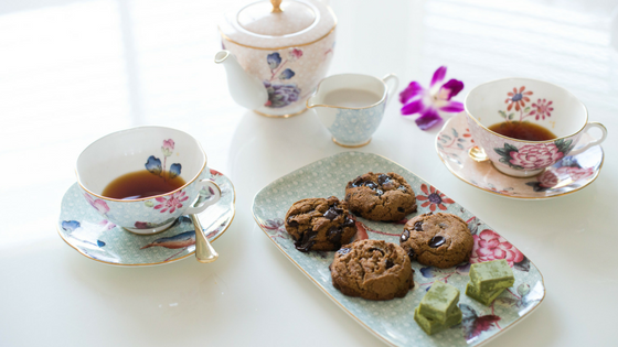 Dessert Chocolate Chip Cookies and Matcha Fudge
