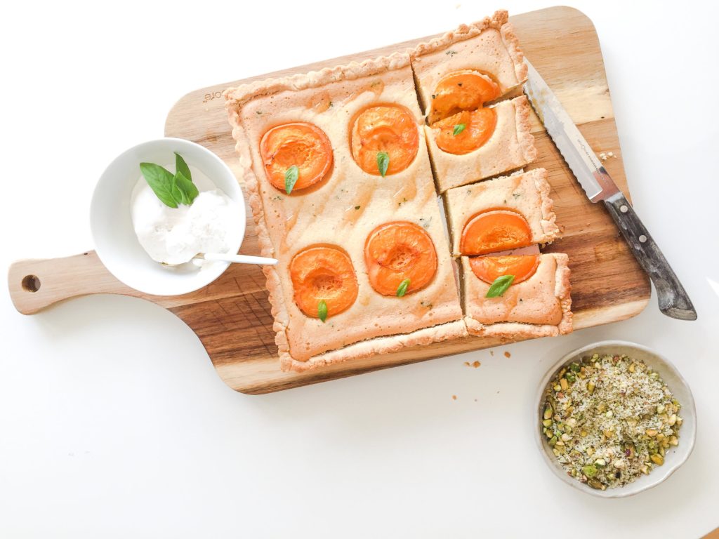 Paleo Apricot Frangipane Tart
