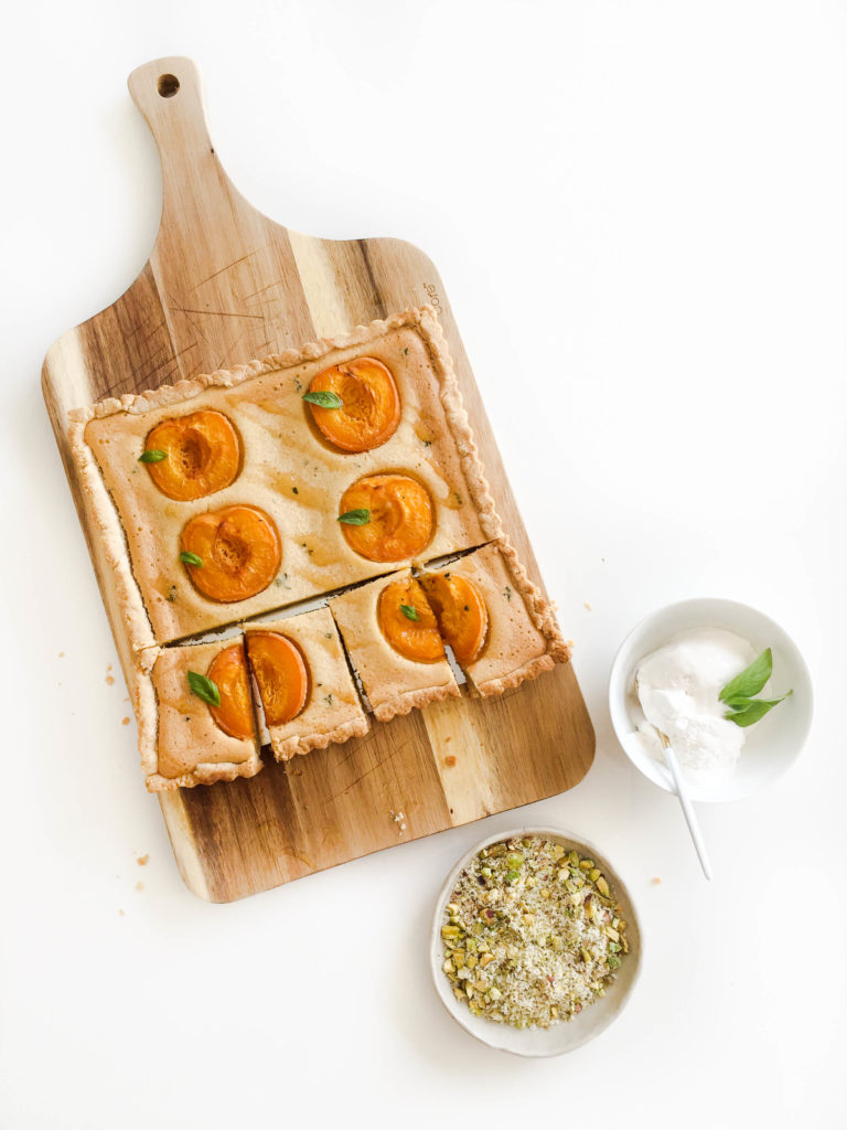 Paleo Apricot Frangipane Tart