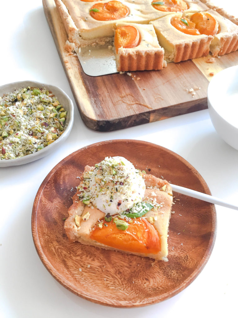 Paleo Apricot Frangipane Tart