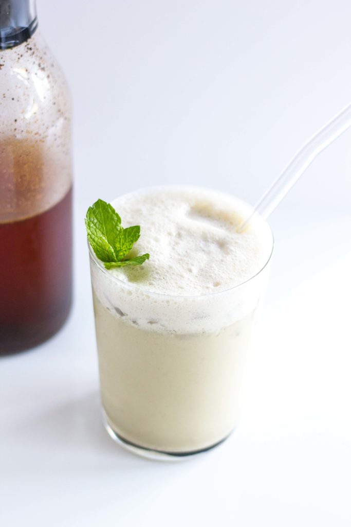 Cold Brew Minty Coconut Latte
