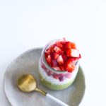 Matcha and Strawberry Chia Cup