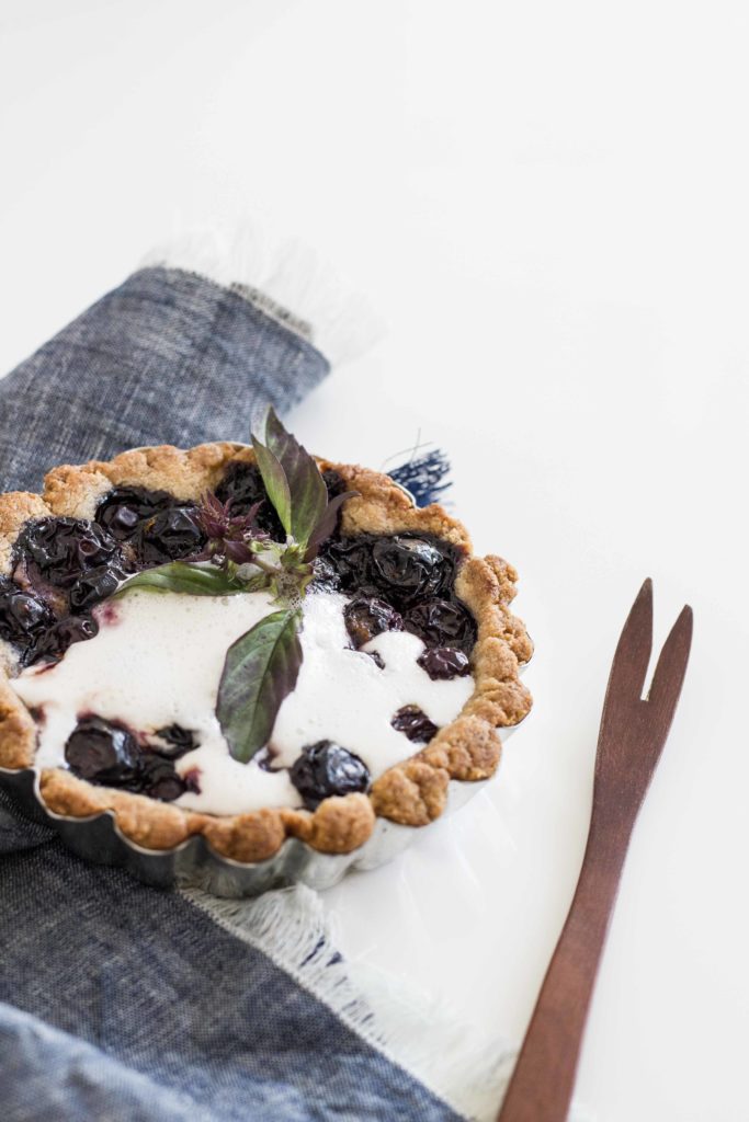 Paleo Vegan Blueberry Tart