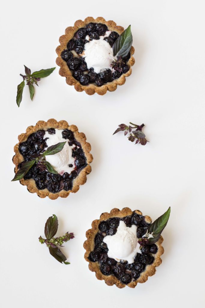 Paleo Vegan Blueberry Tart