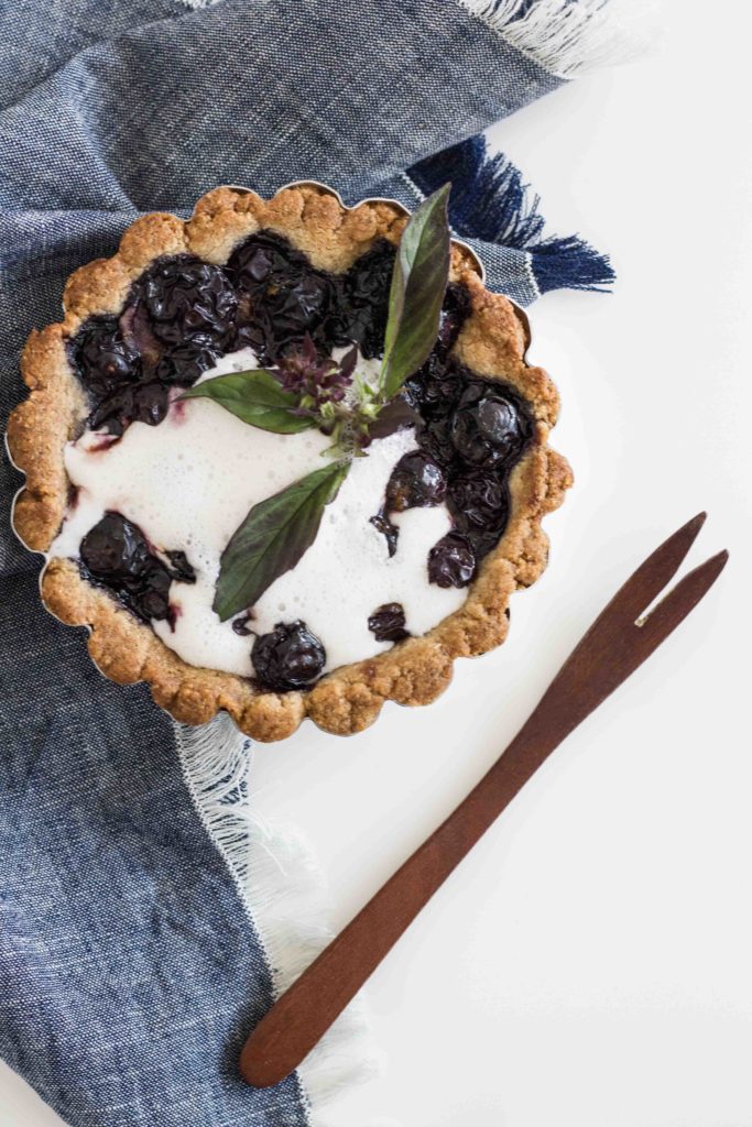 Paleo Vegan Blueberry Tart