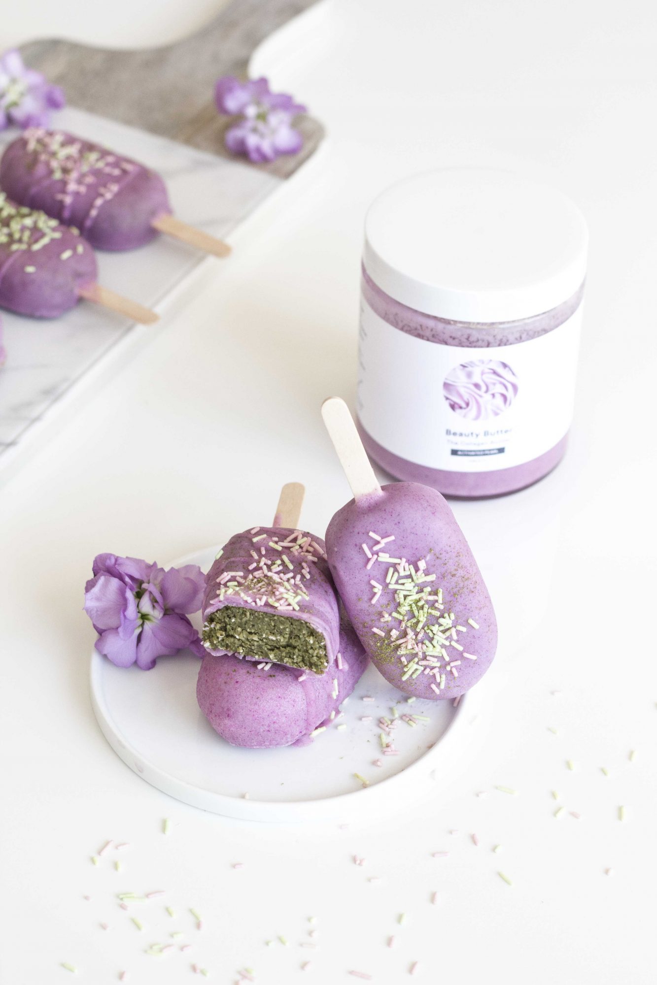 Matcha Protein Bars with Pearl Butter Rezel Kealoha