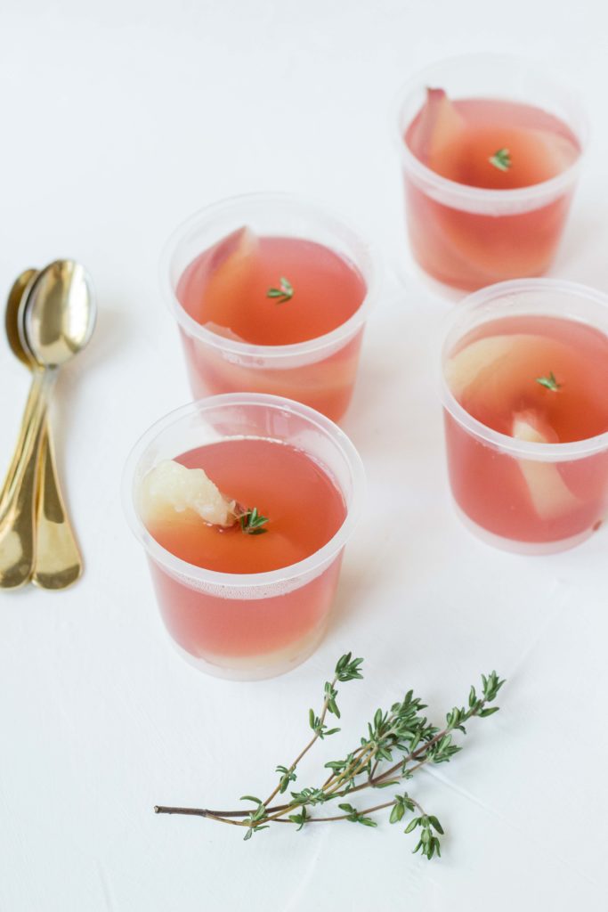 Peaches in Rose Jelly 