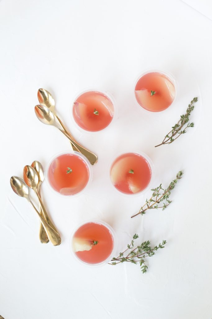 Peach in Rose Jelly