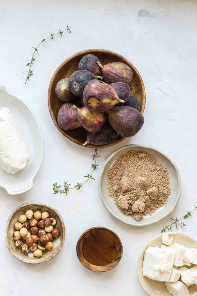Goat Cheesecake with Roasted Figs