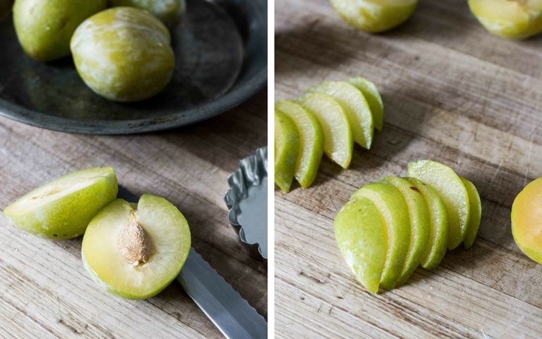 Green Plum Clafoutis