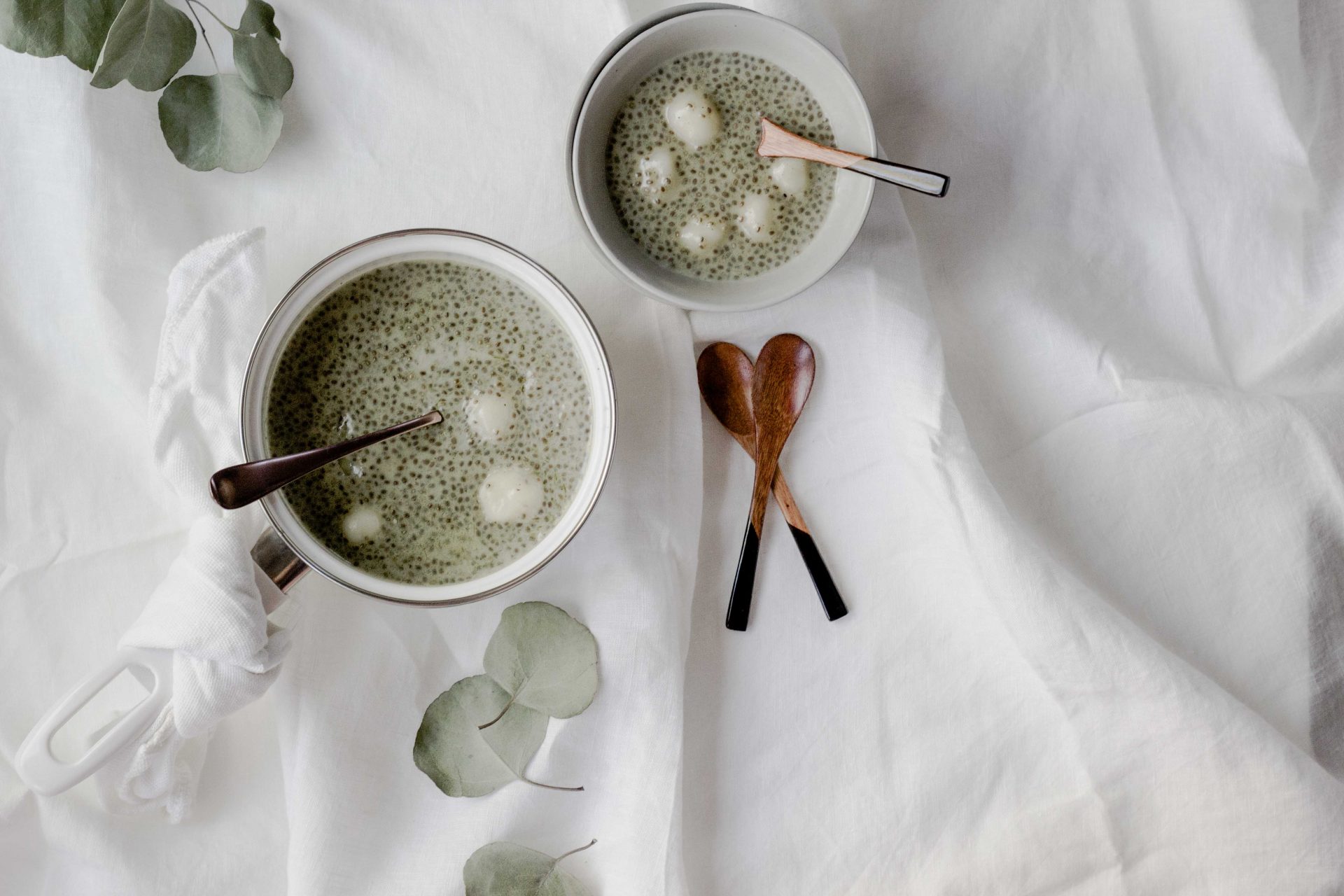 Matcha Mochi Pudding
