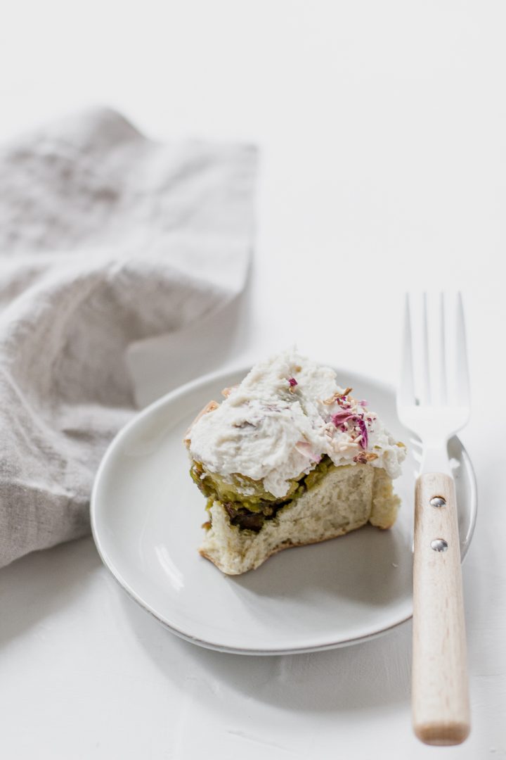 Pistachio Rose Cardamom Rolls in 45 Minutes