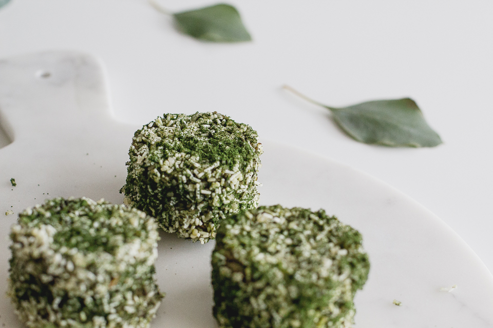 Matcha Lamingtons