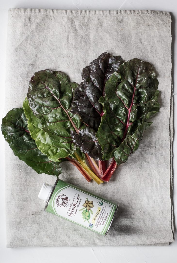 Roasted Rainbow Chard