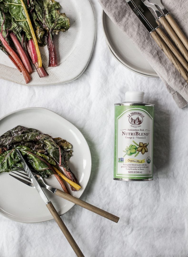 Roasted Rainbow Chard