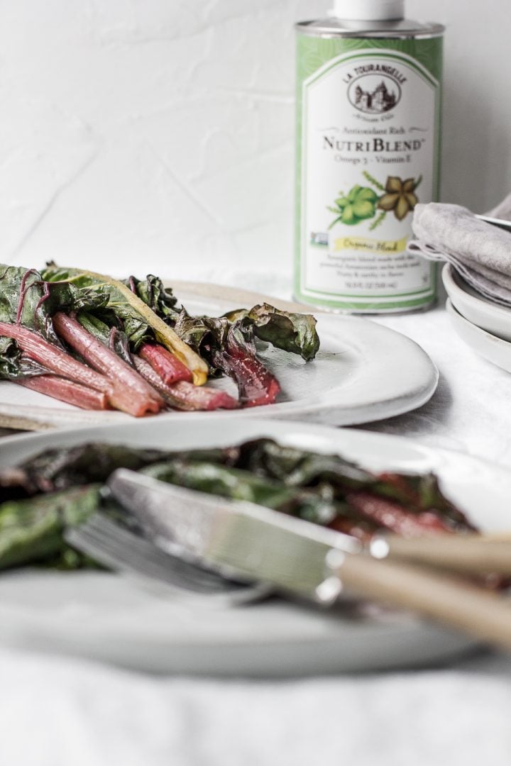 Roasted Rainbow Chard