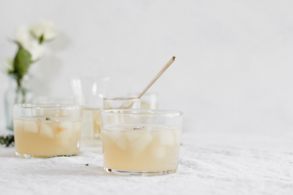 pear rosemary champagne jelly