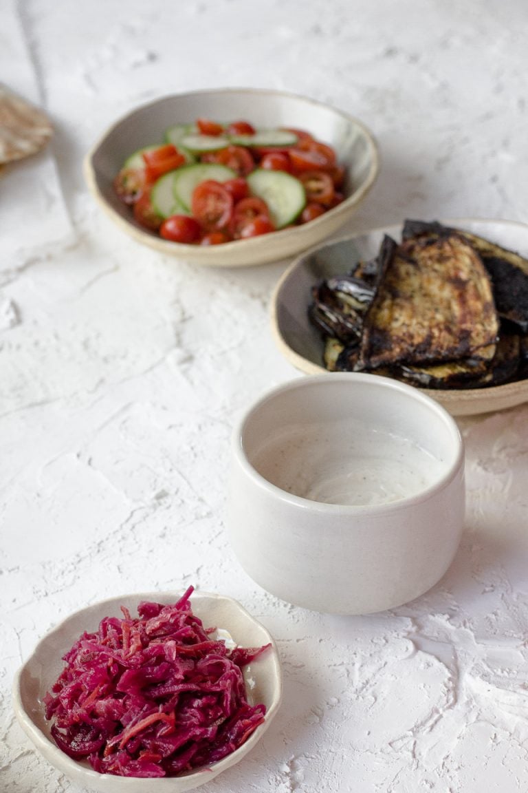 Roasted Eggplant Pita Sandwich Rezel Kealoha