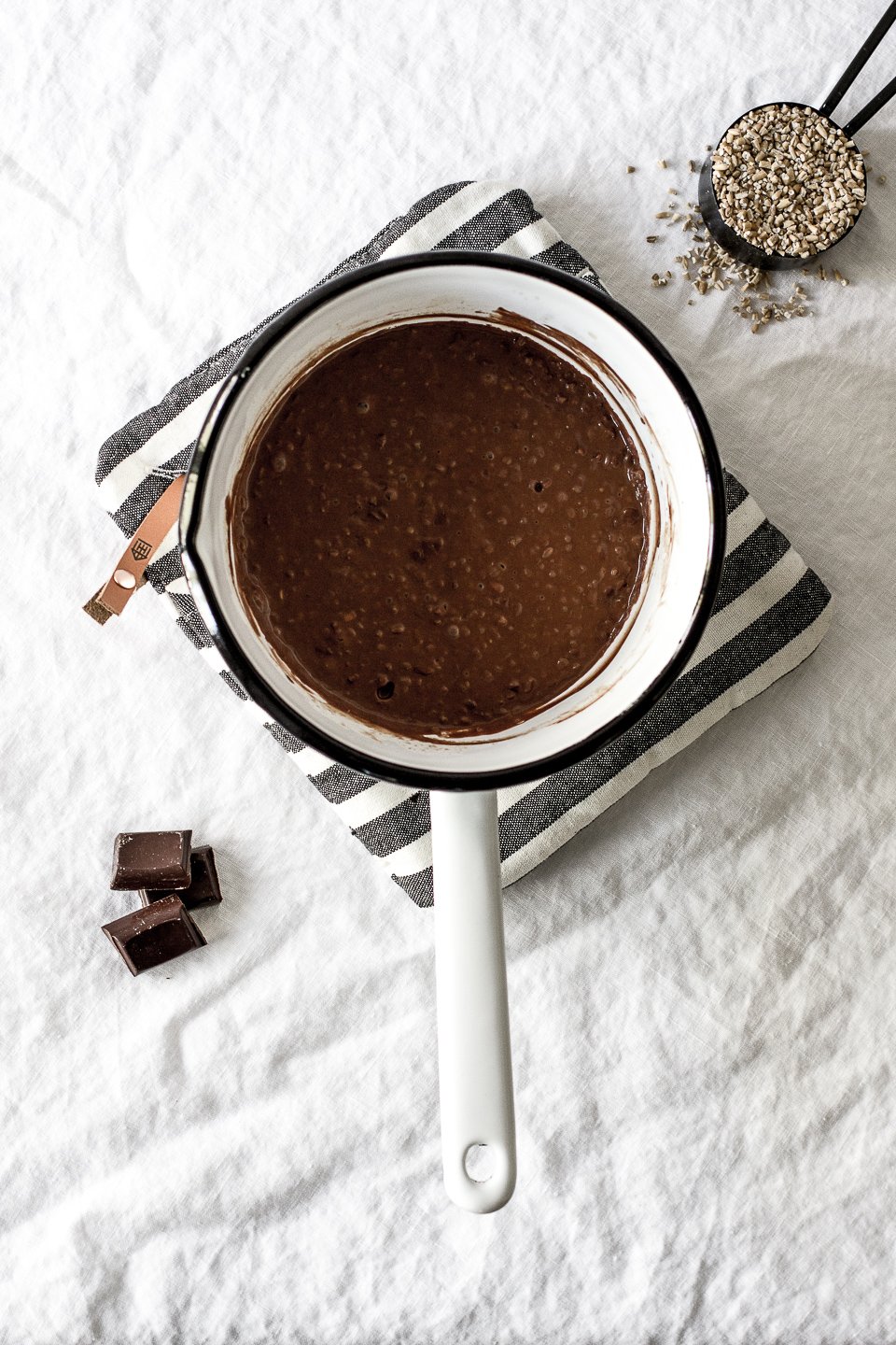 Healthy Champorado with Bonito Flakes