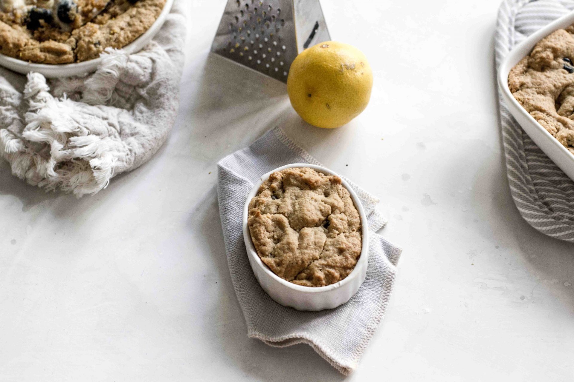 Lemon Blueberry Mini Skillet Cookie