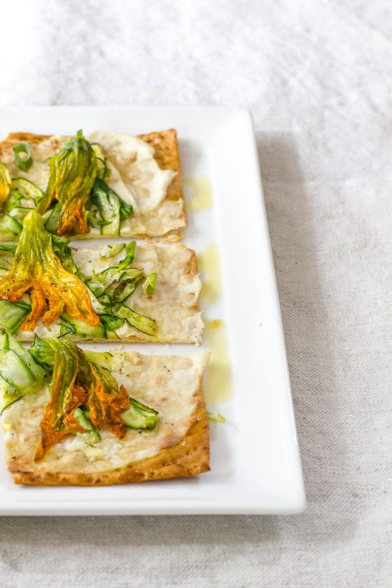 Super Quick and Easy Squash Blossom Flatbread Rezel Kealoha