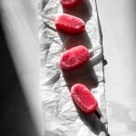 Raspberry Ume Rose Popsicle