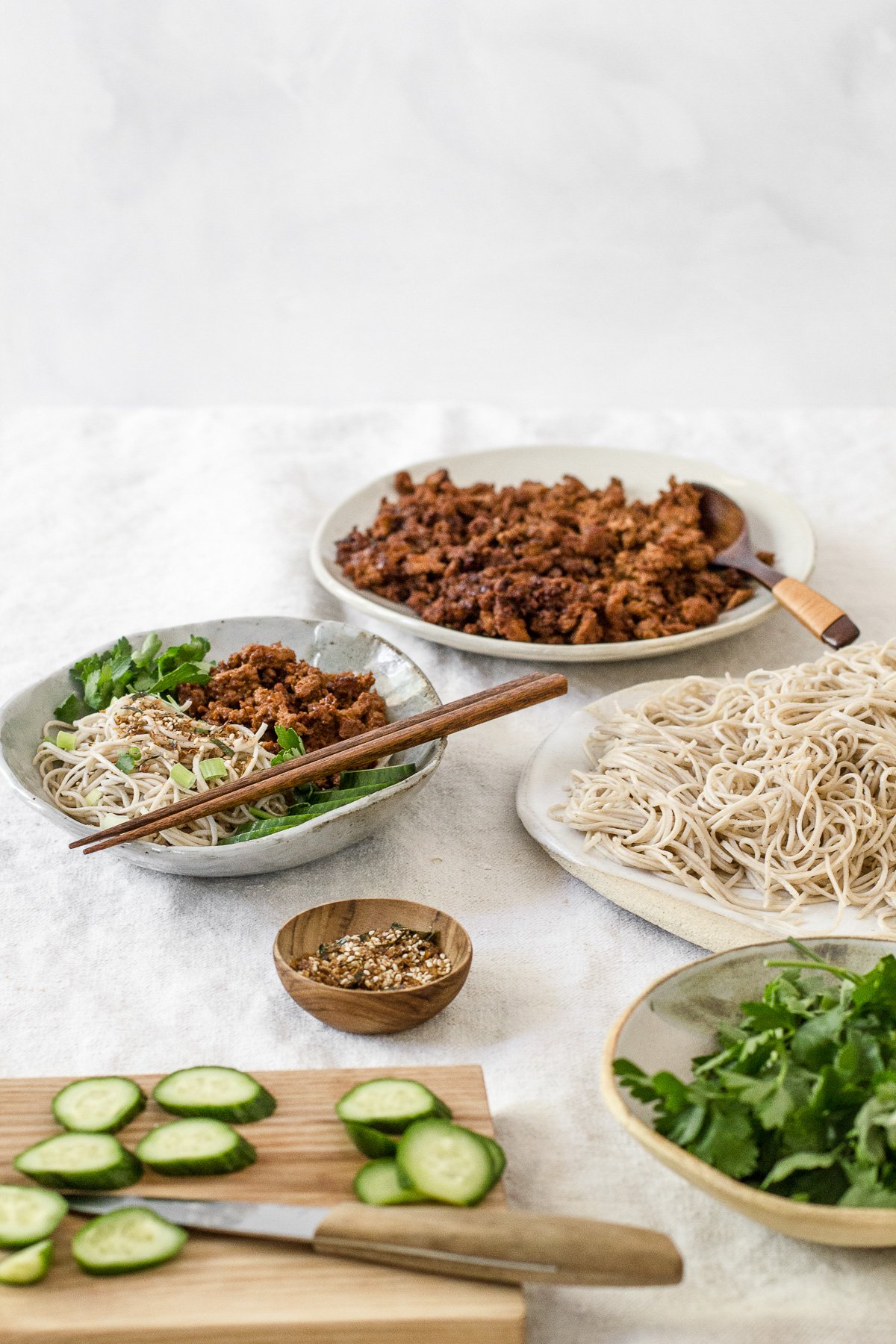 BBQ Minced Chicken with Garlic Soba Noodles 9 | Stay at Home Mum.com.au