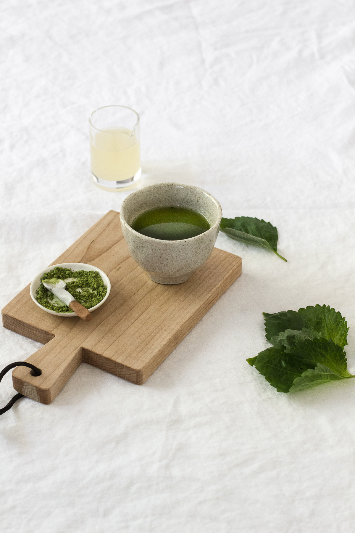matcha yuzu shisho summer spritzer