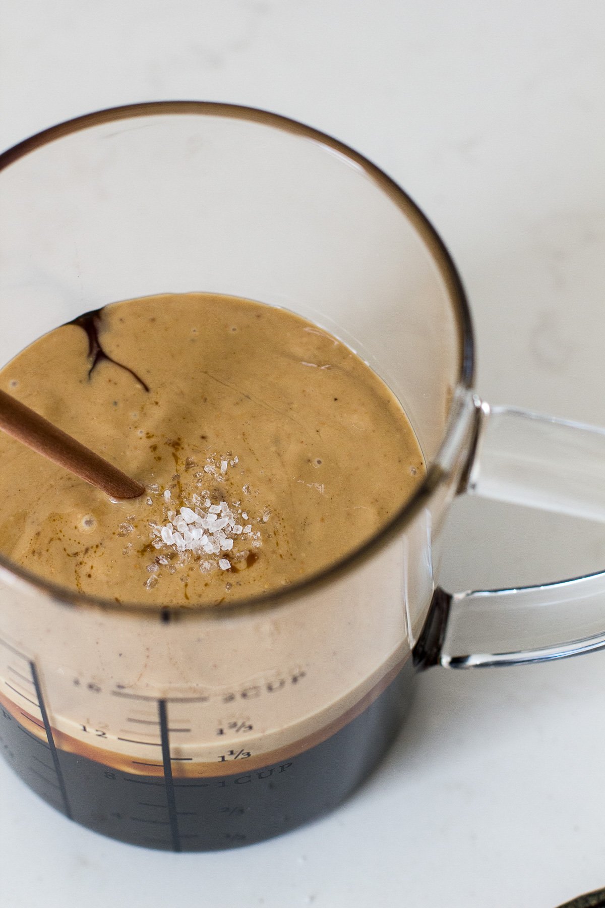 Vegan 3 Ingredient Caramel Sauce with Morton Salt