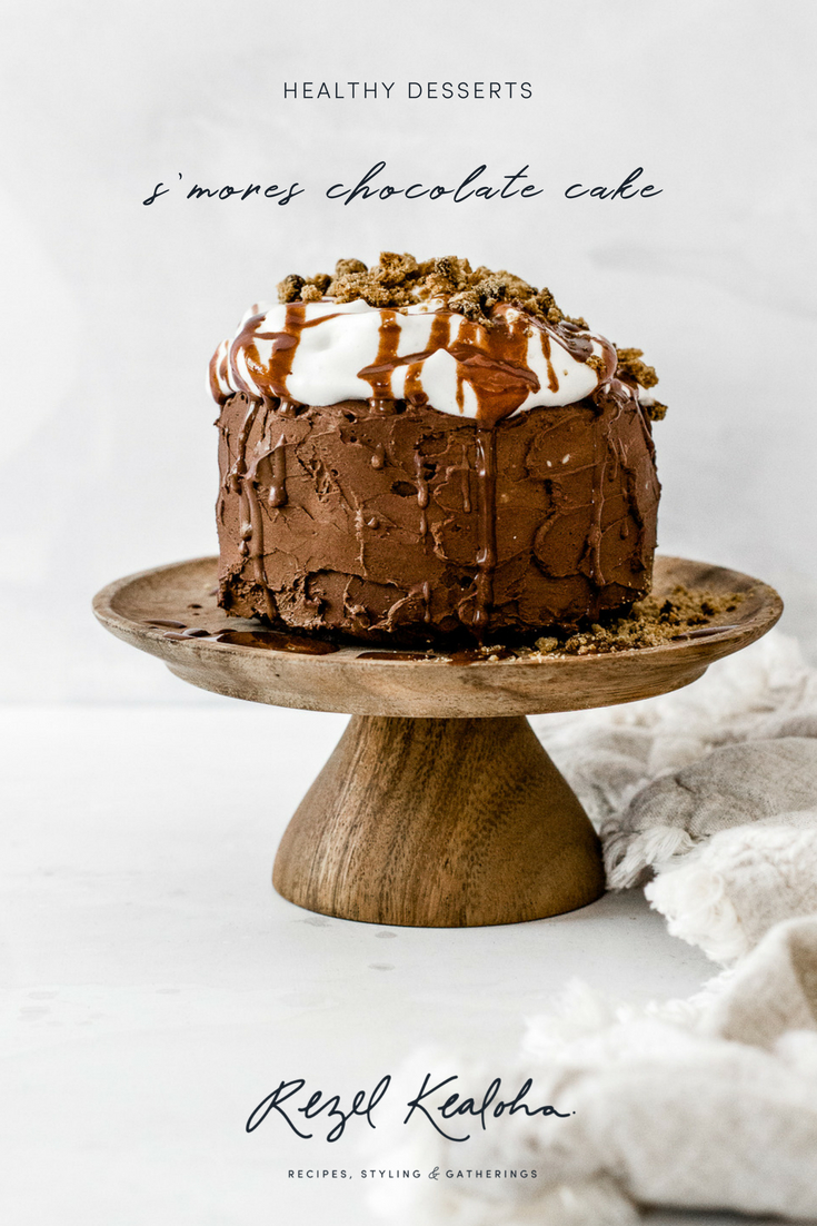 S'mores Grain Free Chocolate Cake