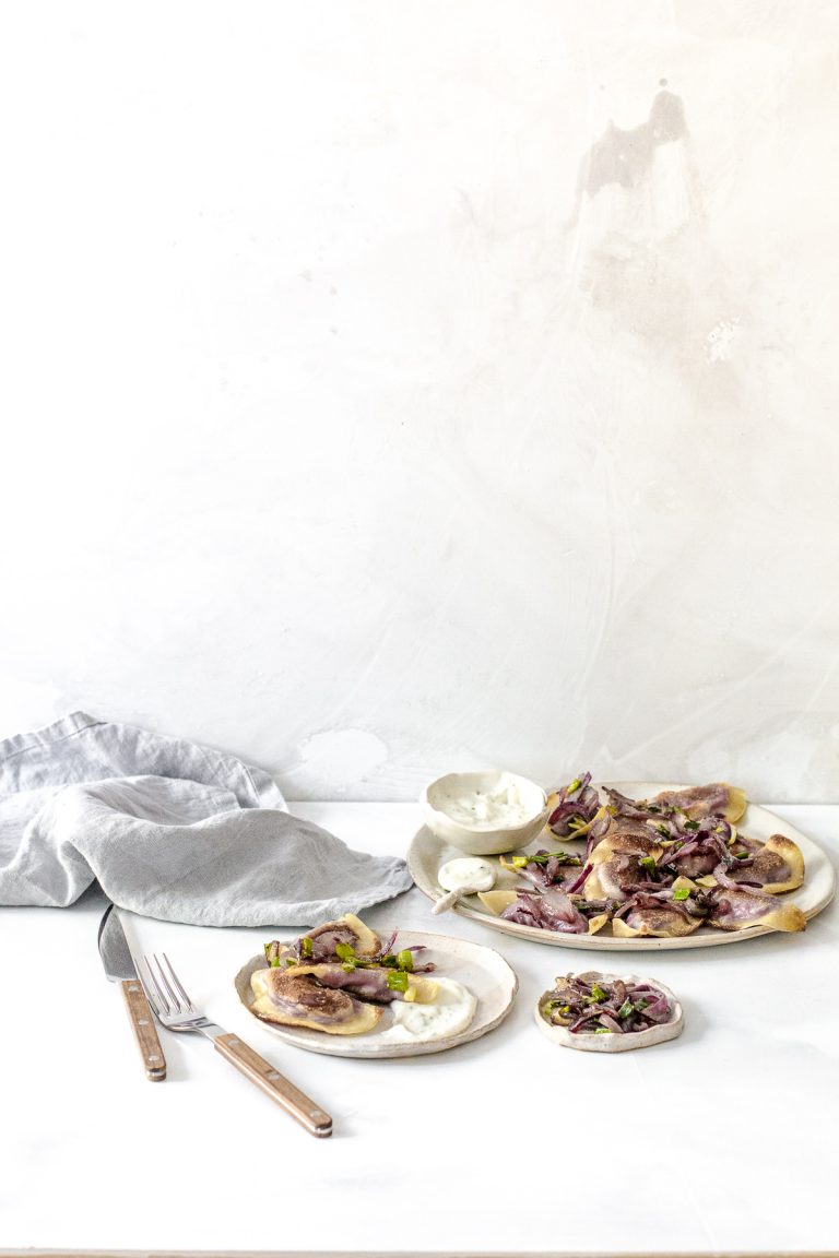 Vegan Savory Ube Pierogies Rezel Kealoha