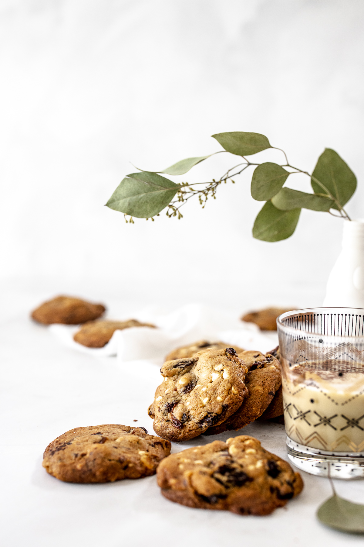 Drunk Santa Chocolate Chip Cookies