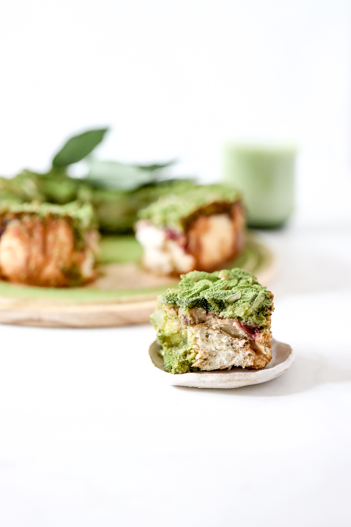 Matcha Bostock Wreath