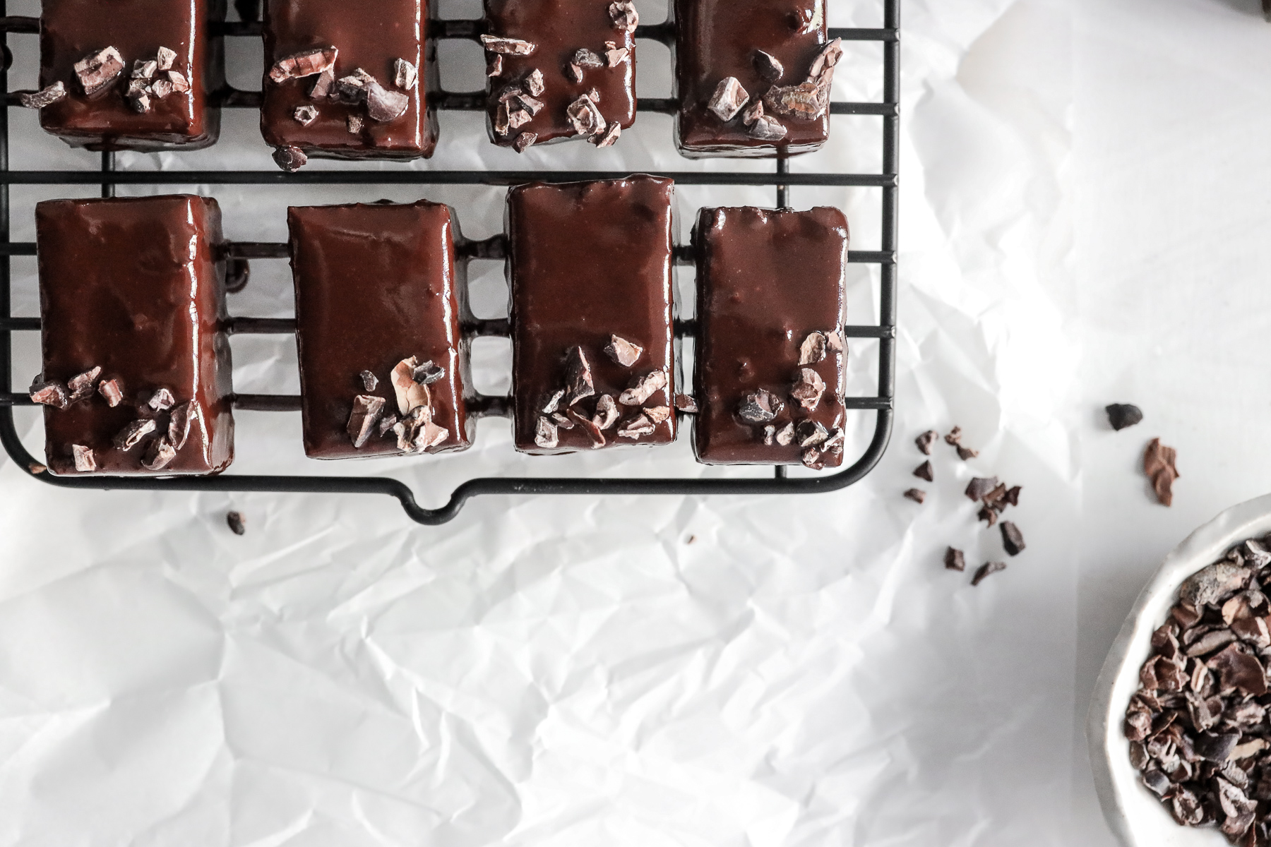 Minty Cake Fudge Bites