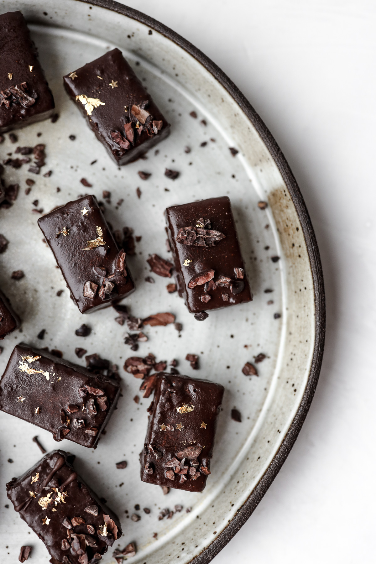Minty Cake Fudge Bites