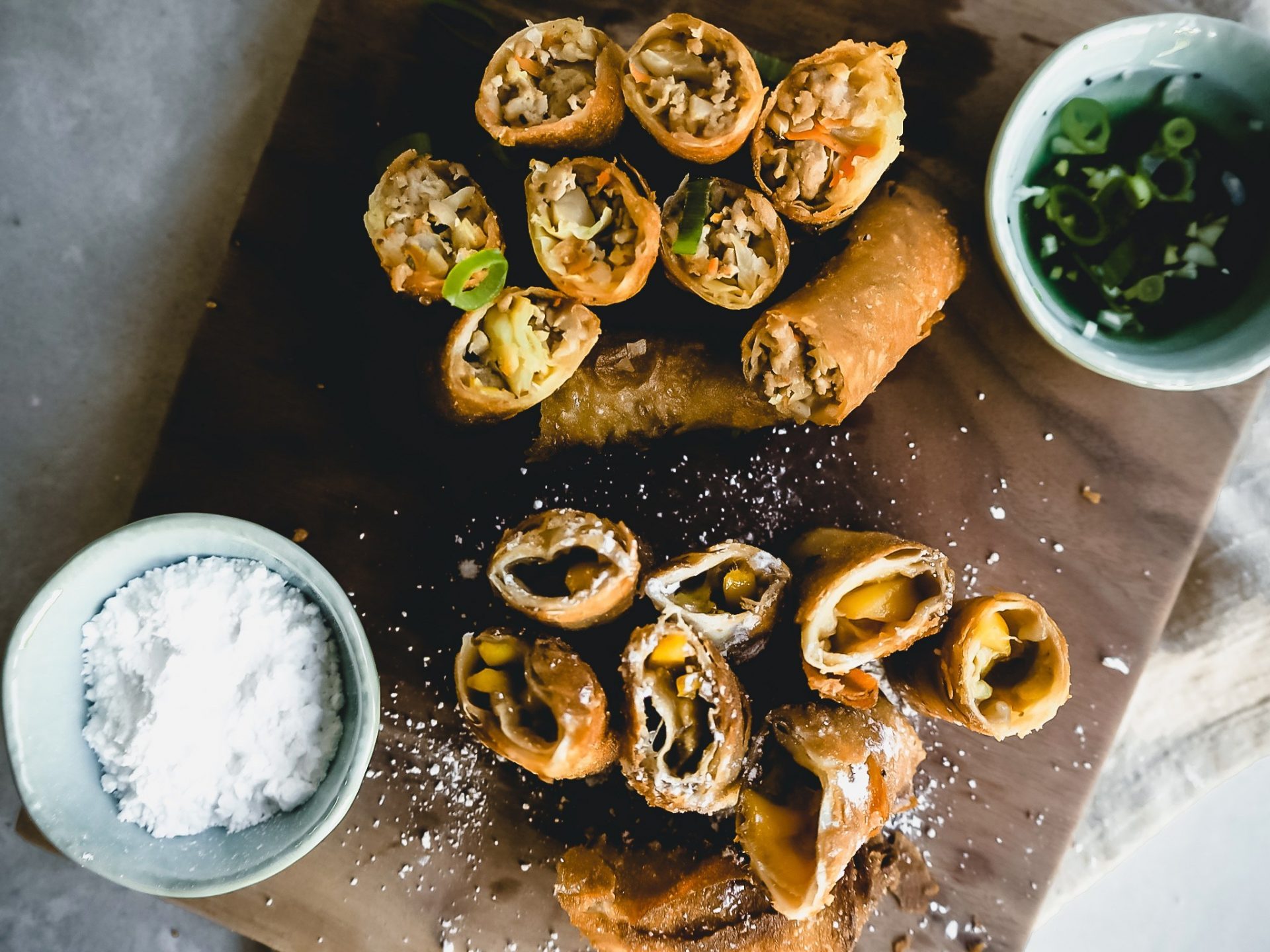 Six Snippets Sweet and Savory Lumpia