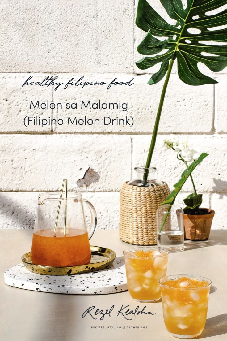 Melon sa Malamig (Filipino Melon Drink)