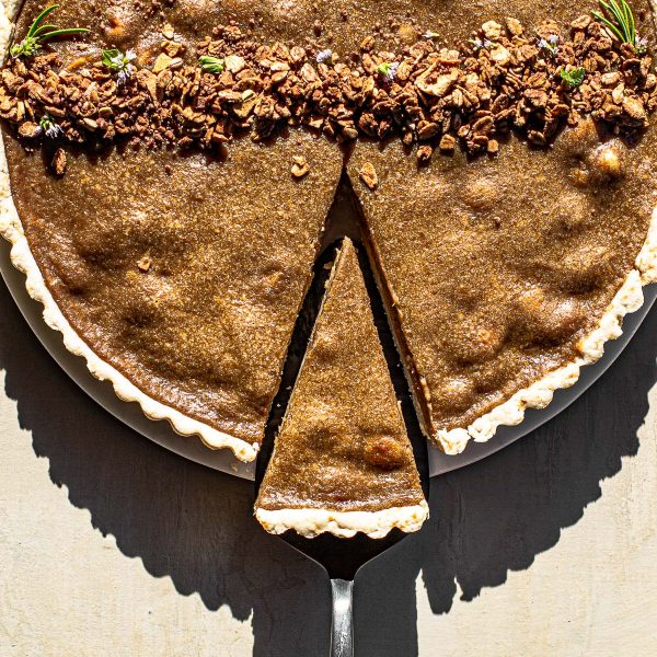 Vegan Cashew Tart with a Taro and Coconut Filling Rezel Kealoha