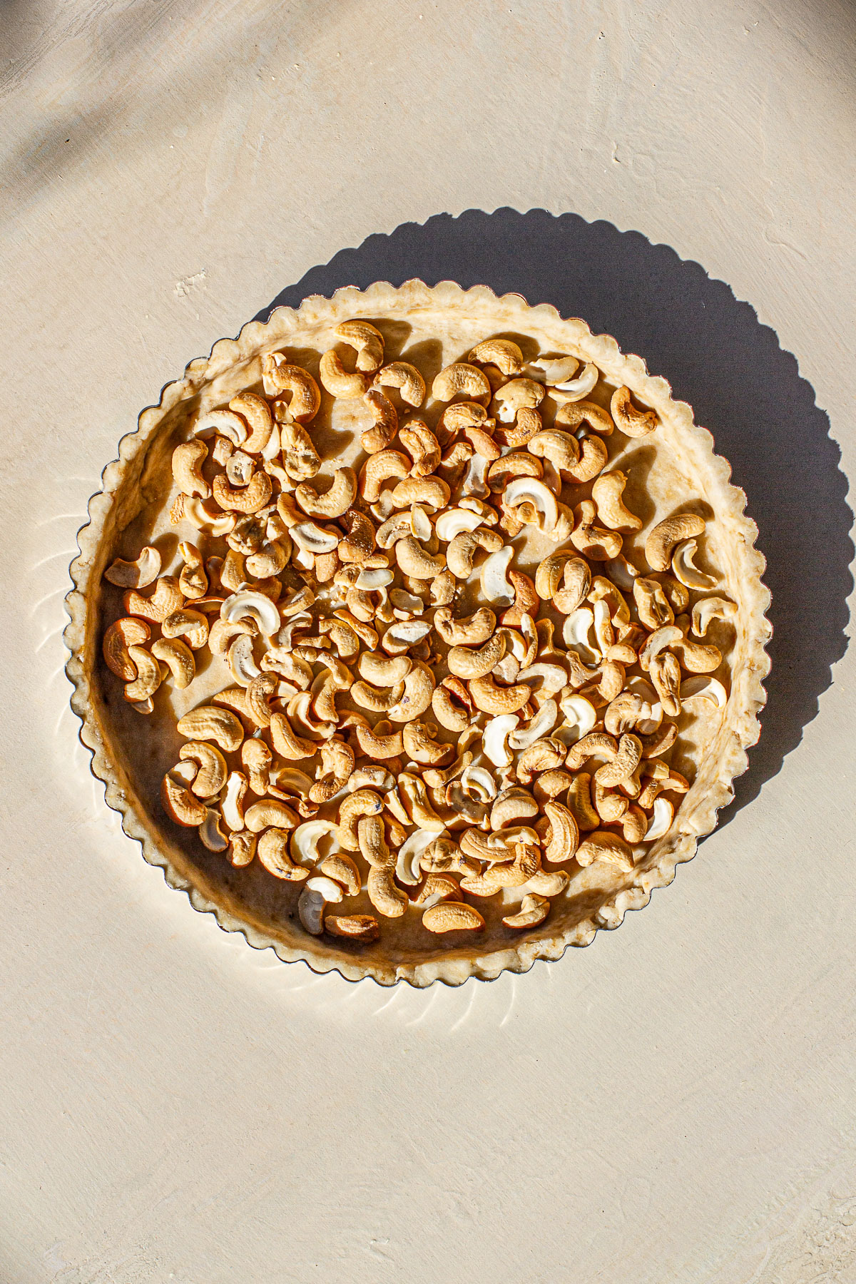 Vegan Cashew Tart with a Taro and Coconut Filling - Rezel Kealoha