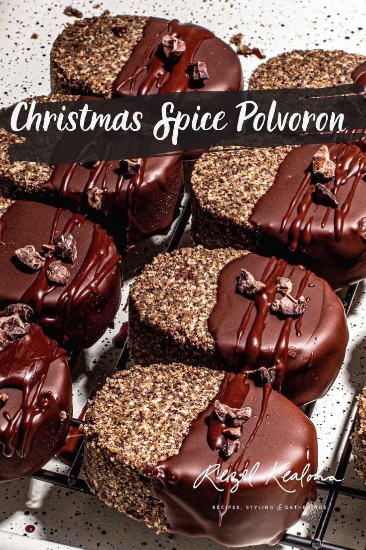 Christmas Spice Polvoron The No Bake Filipino Shortbread Rezel Kealoha