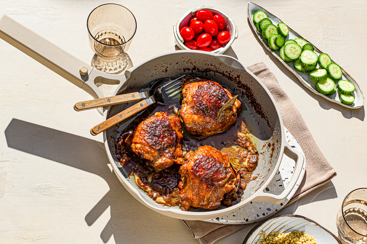 Skillet Chicken Adobo with Coconut Rice. - Half Baked Harvest