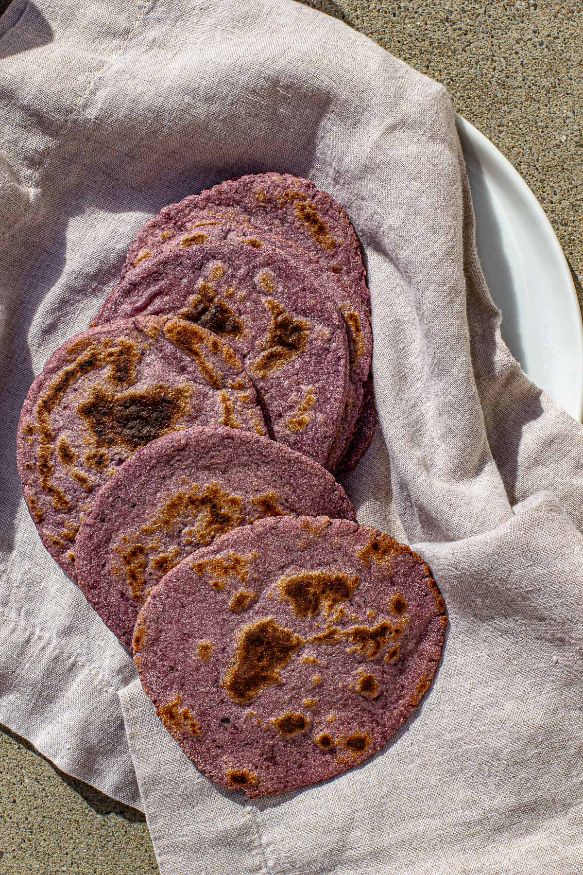 3 Ingredient Ube Tortillas