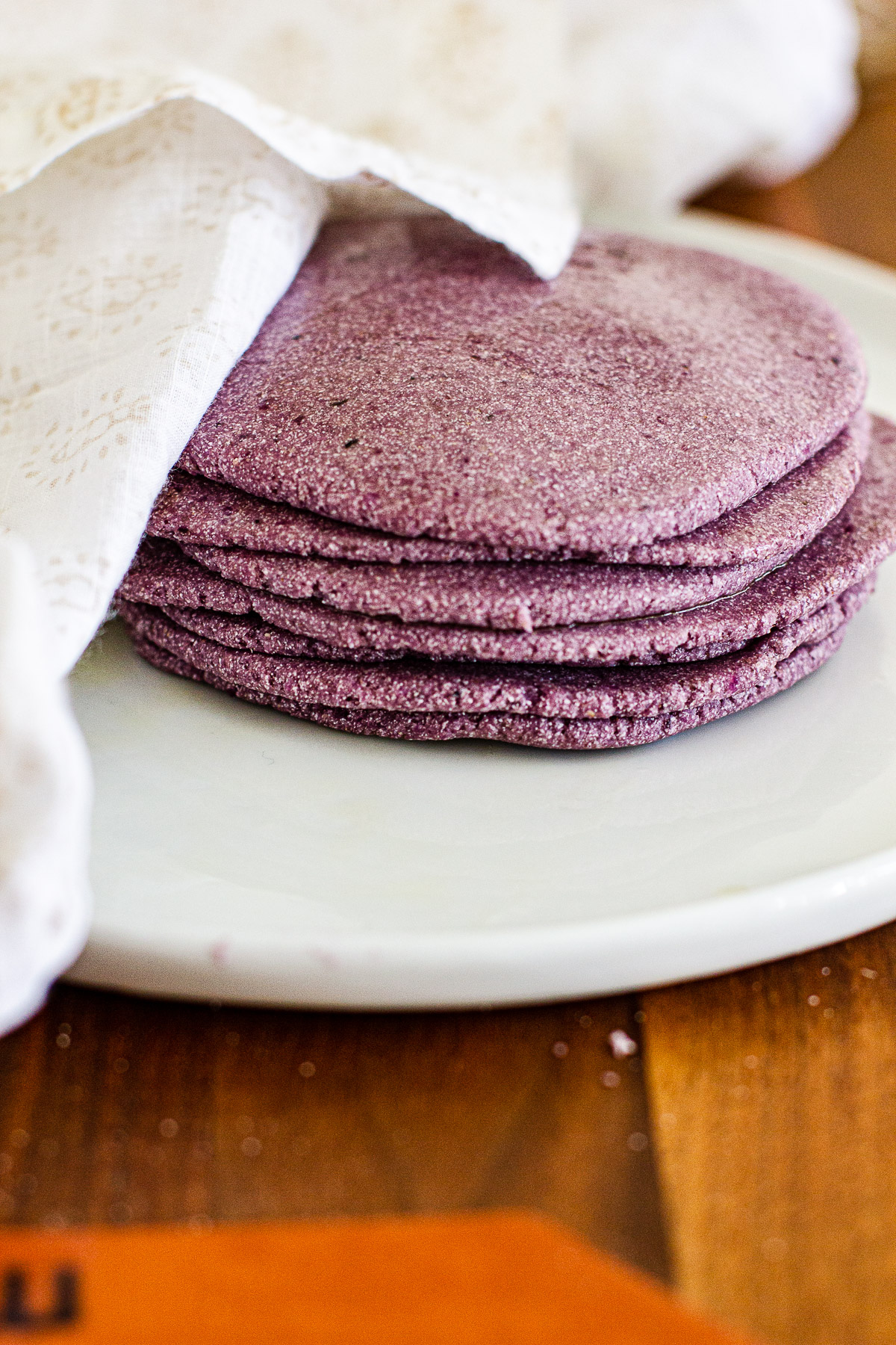 3 Ingredient Ube Tortillas