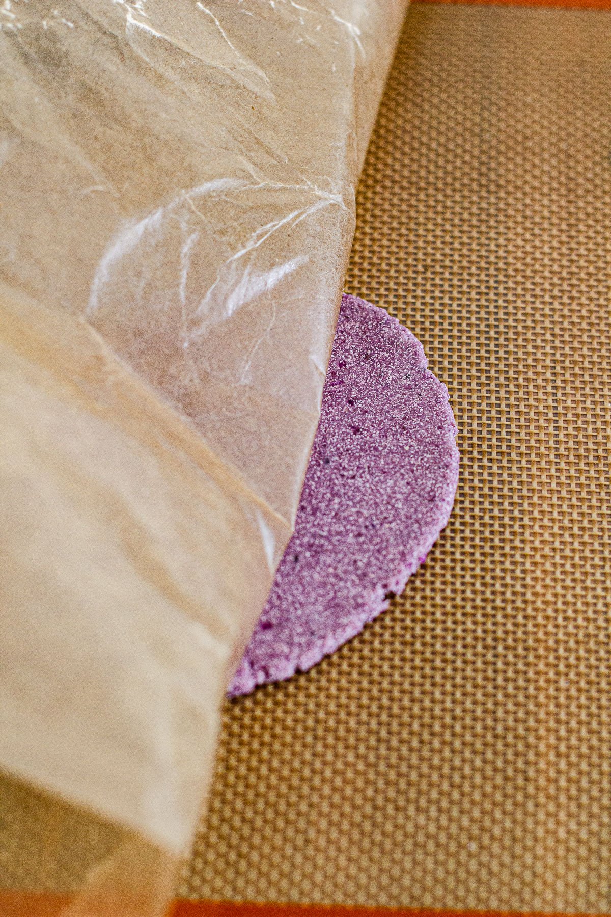 3 Ingredient Ube Tortillas