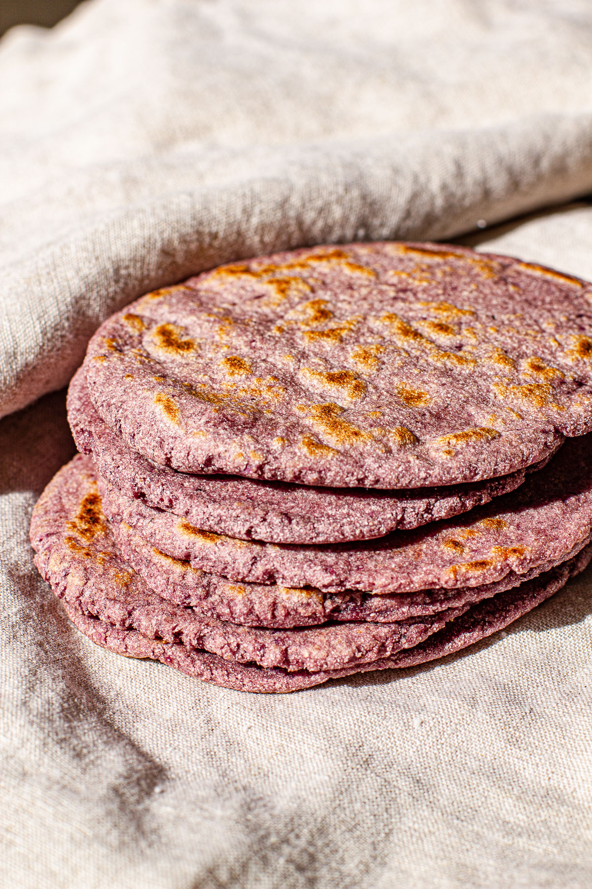 3 Ingredient Ube Tortillas