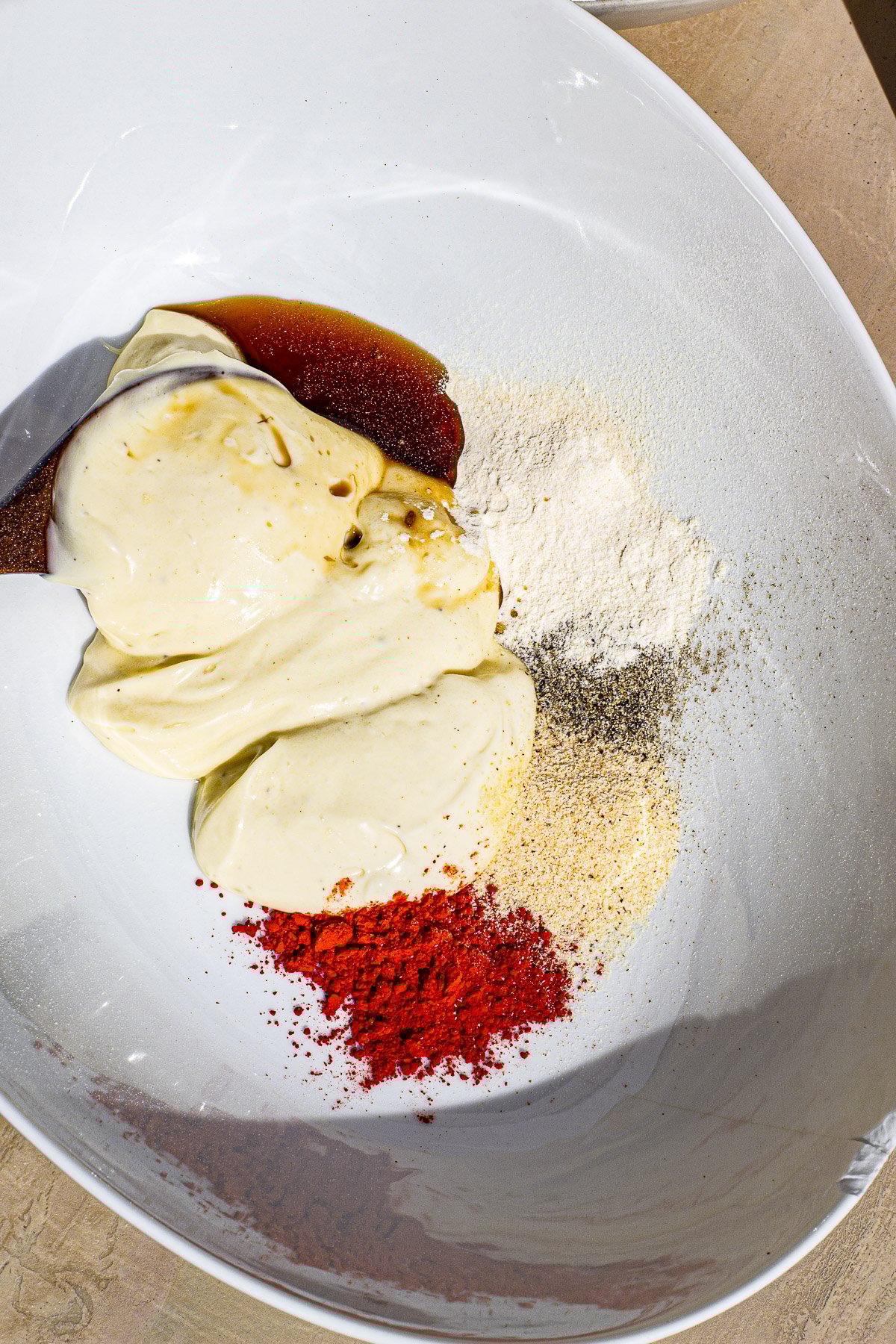 Palabok Seasonings in a bowl