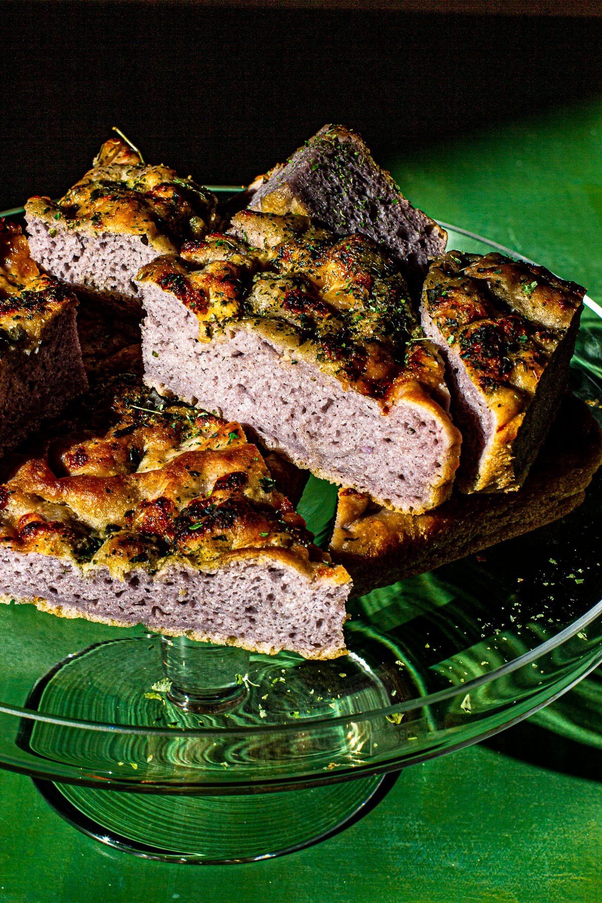 Savory Ube Focaccia 