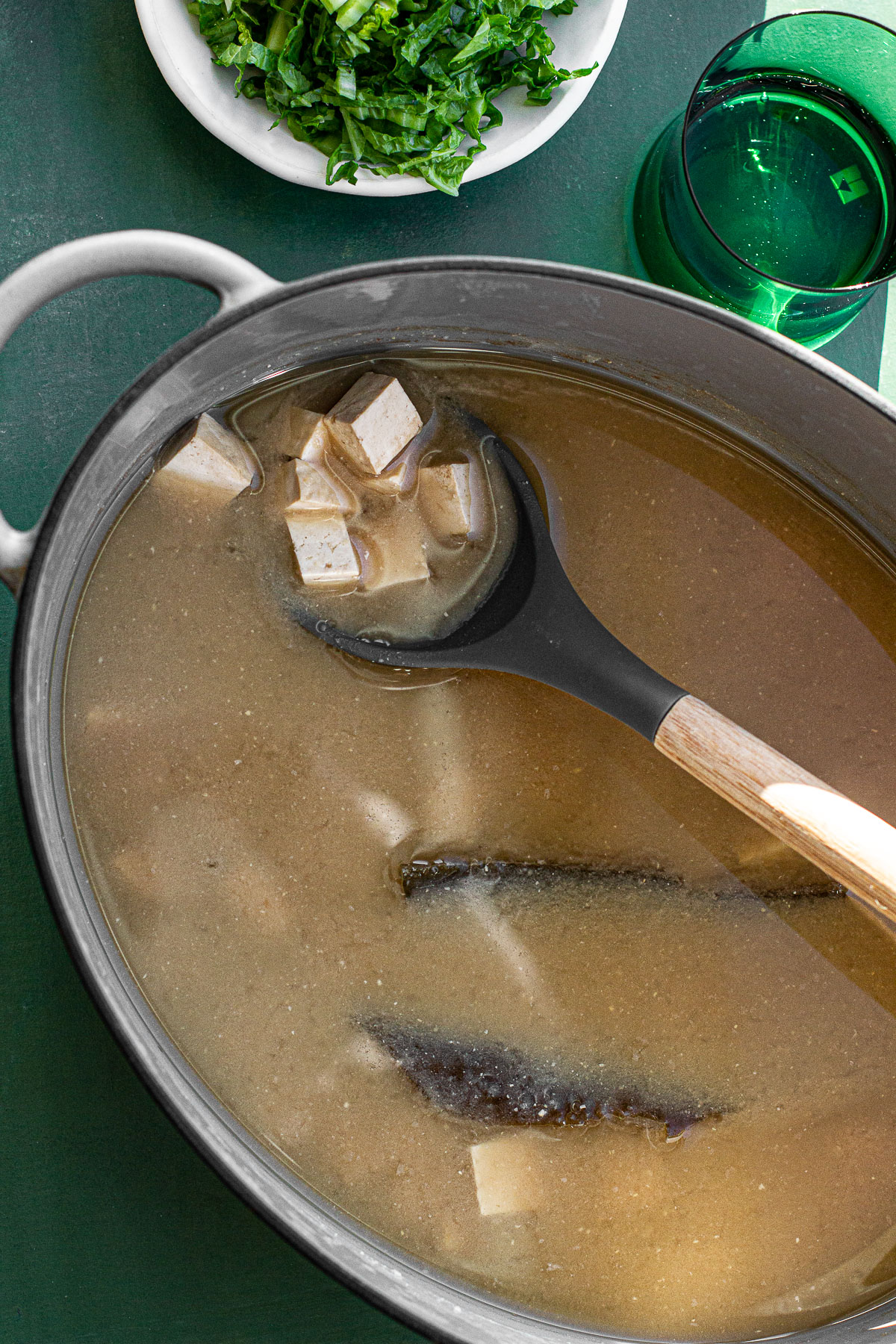 Sinigang sa Miso at Mustasa with tofu