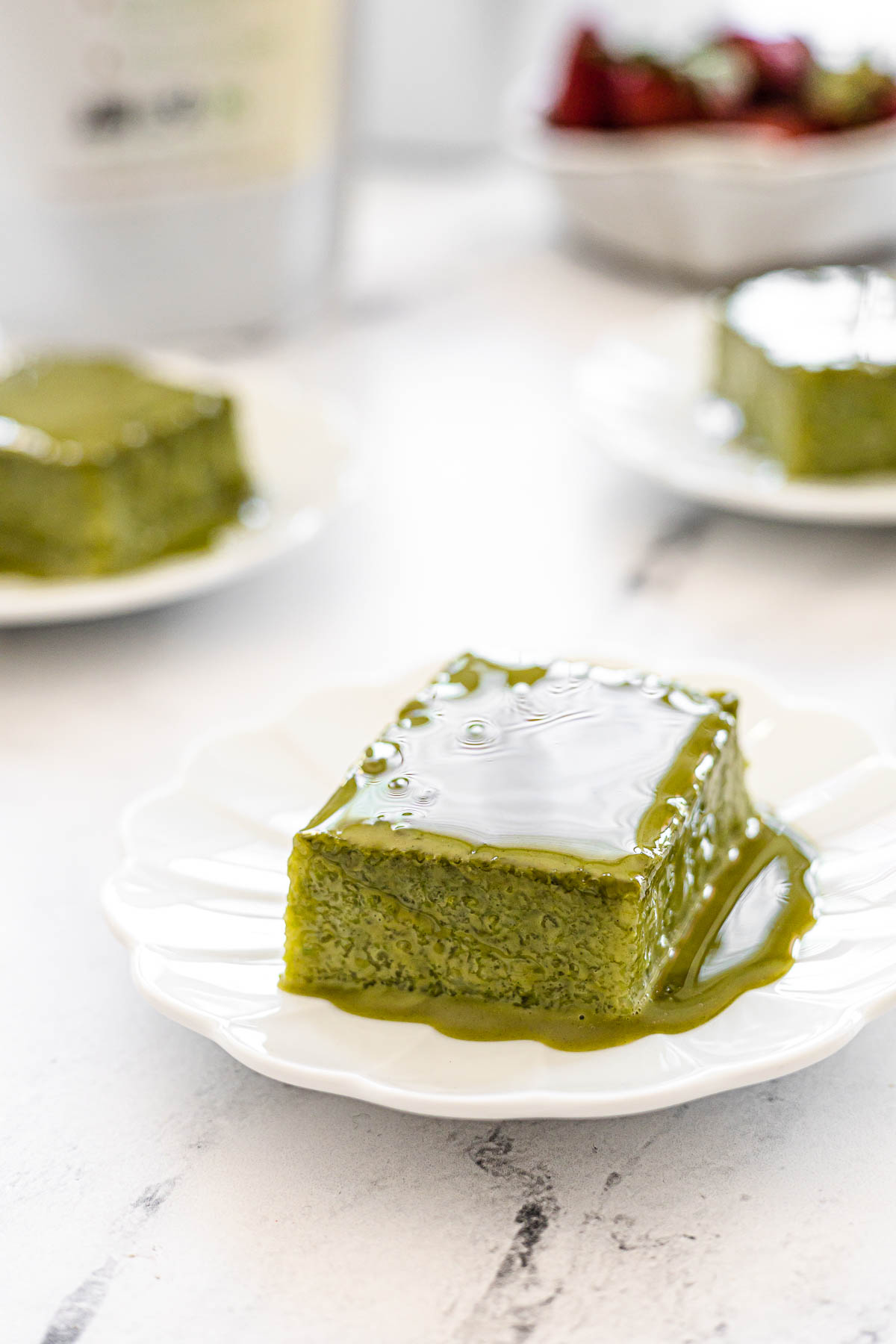 Slice of Matcha Biko.
