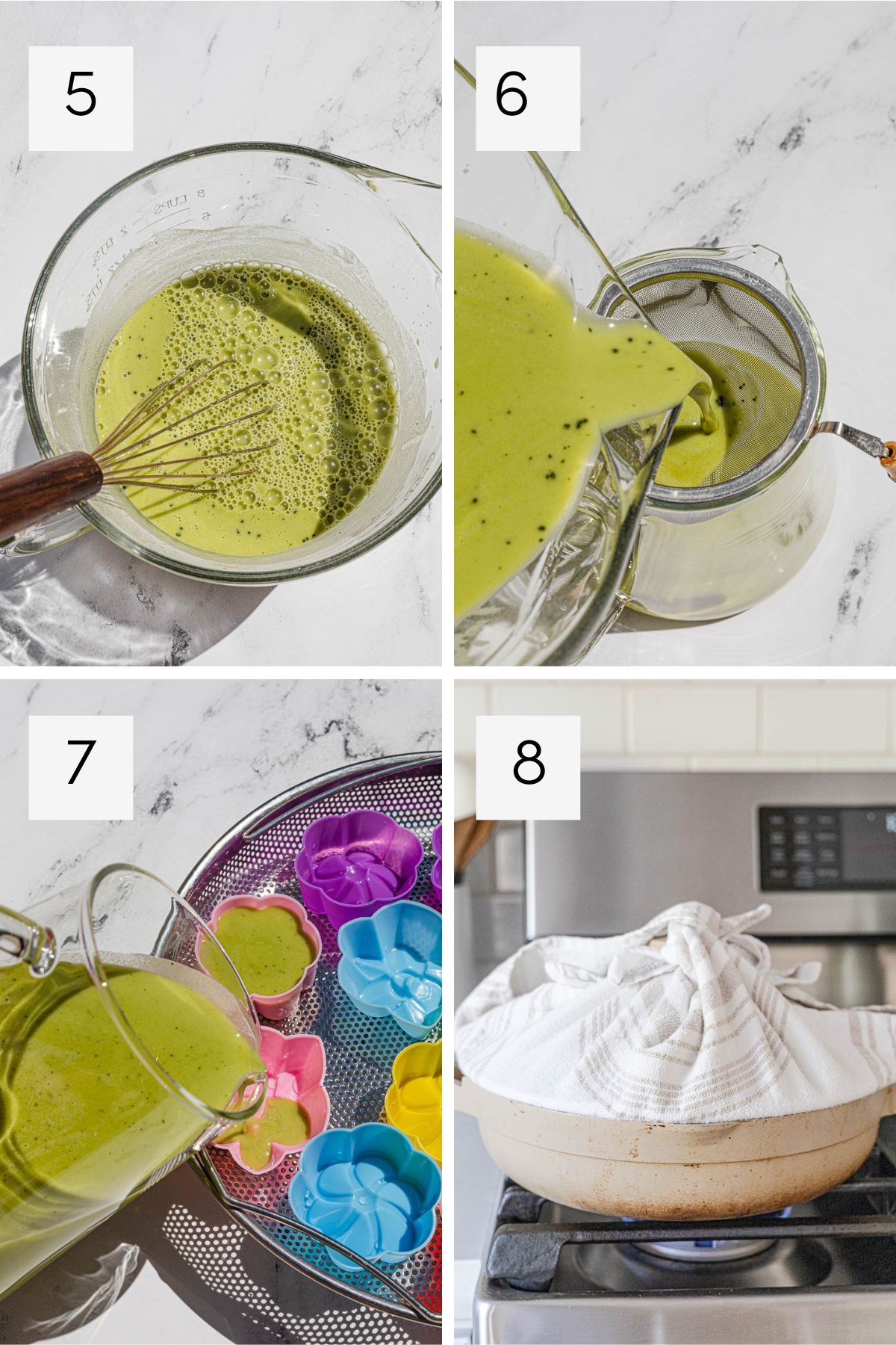 Steps 5 through 8